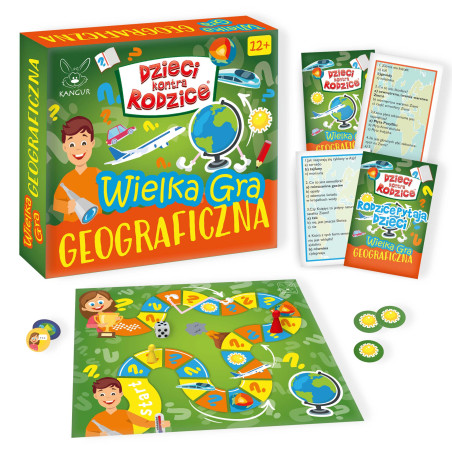 Dzieci kontra Rodzice. Wielka gra geograficzna. Gra