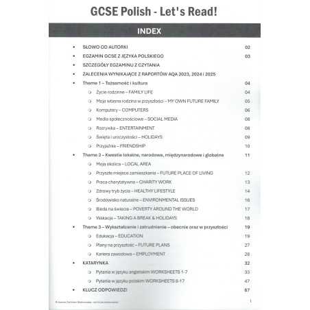 GCSE Polish Let's Read! Complete Revision and practice