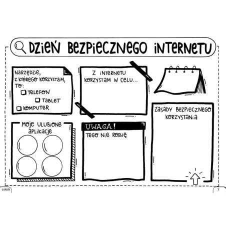 Sketchnotkowy blok na cały rok. Graficzne karty pracy dla klas 1-3