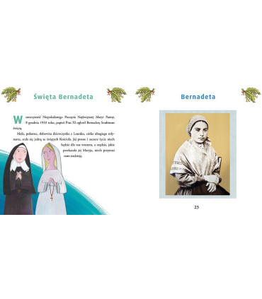 Święta Bernadeta. Nasi Patroni.