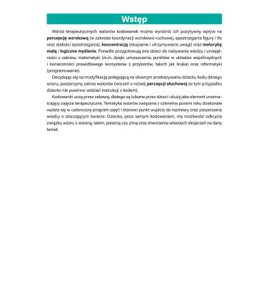 Kodowanki na cztery pory roku. Część 1