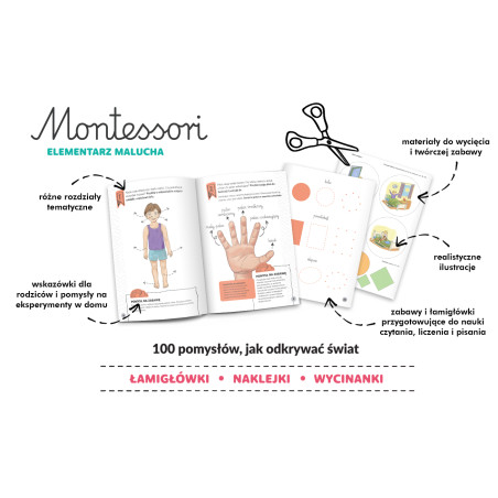 Elementarz malucha 2-3 lata. Montessori