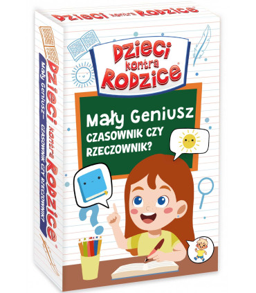 Dzieci kontra Rodzice. Mały Geniusz Czasownik czy Rzeczownik? Gra