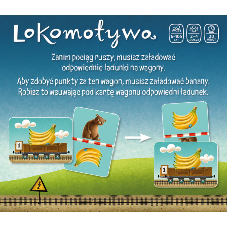 Lokomotywa Między wierszami. Gra
