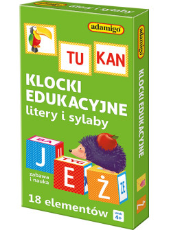 Klocki edukacyjne 18 elementów