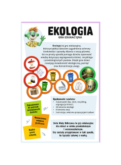 Ekologia. Mały odkrywca. Rodzina Treflików. Gra