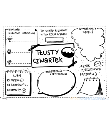 Sketchnotkowy blok na cały rok. Graficzne karty pracy dla klas 1-3