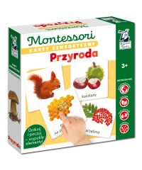 Przyroda. Karty sensoryczne. Montessori