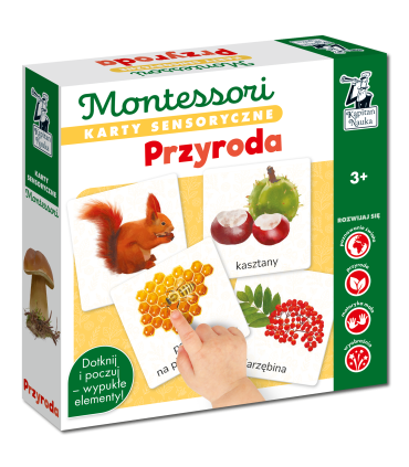 Przyroda. Karty sensoryczne. Montessori
