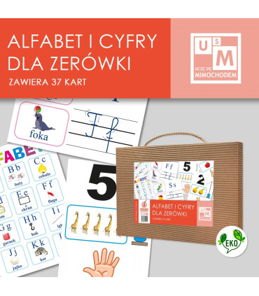 Alfabet i cyfry dla zerówki