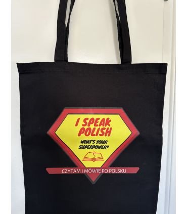 I Speak Polish. Tote Bag