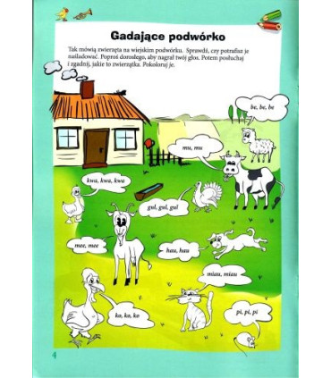 Gadające zwierzątka - zabawy logopedyczne dla najmłodszych