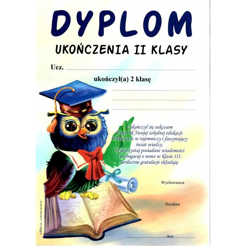 Dyplom ukończenia klasy 2, S-436 Dyplom ukończenia klasy 2, S-436