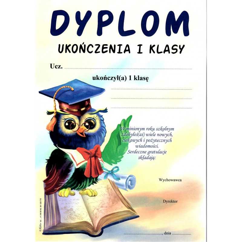 Dyplom ukończenia klasy 1, S-435 Dyplom ukończenia klasy 1, S-435