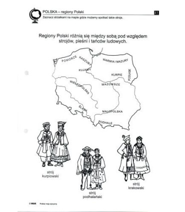 Polska moja ojczyzna - ćwiczenia z geografii, historii i kultury