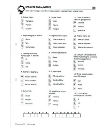 Polska na mapie - ćwiczenia z geografii