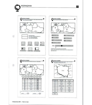 Polska na mapie - ćwiczenia z geografii