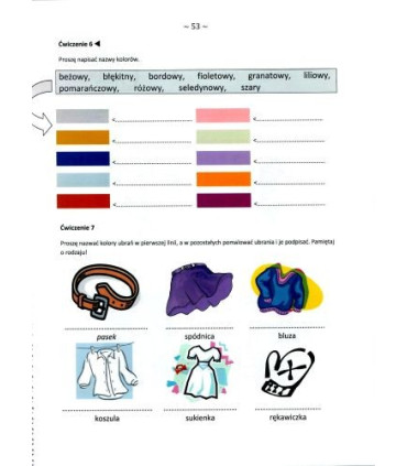 Gramatyka - ćwiczenia językowe Klasa 4