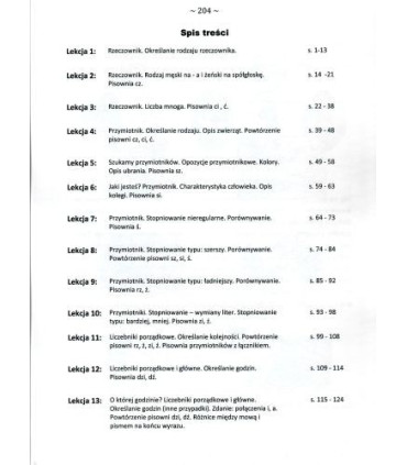 Gramatyka - ćwiczenia językowe Klasa 4