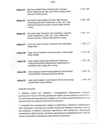 Gramatyka - ćwiczenia językowe Klasa 4