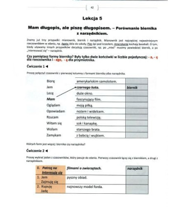 Gramatyka - ćwiczenia językowe Klasa 5