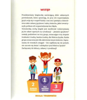 Wierszyki na gibkie języki. Gimnastyka mistrza języka