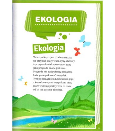 Jak być EKO czyli wiersze o ekologii