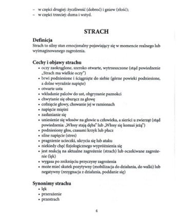 Poznajemy emocje - strach i wstręt - zestaw 4