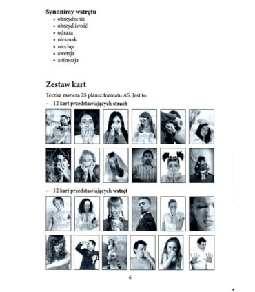 Poznajemy emocje - strach i wstręt - zestaw 4