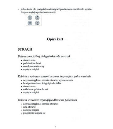 Poznajemy emocje - strach i wstręt - zestaw 4