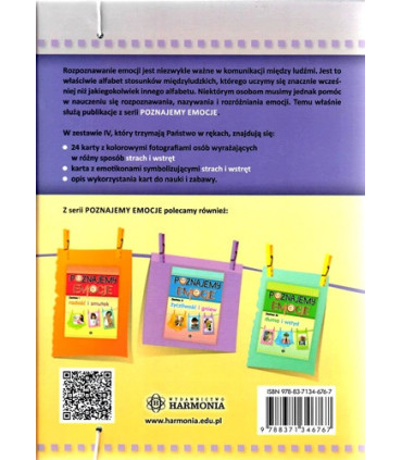 Poznajemy emocje - strach i wstręt - zestaw 4
