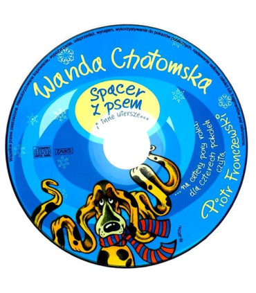 Spacer z psem i inne wiersze na płycie CD