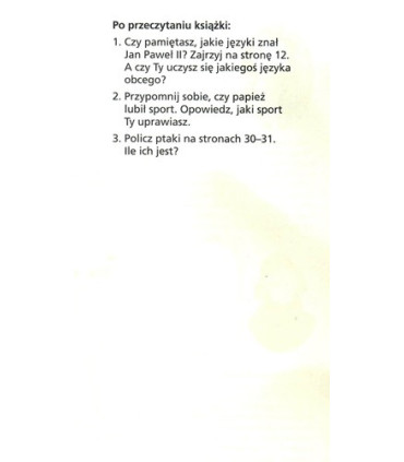 Wielki Karol i mały Lolek, O Janie Pawle II - Czytam sobie - Poziom 1