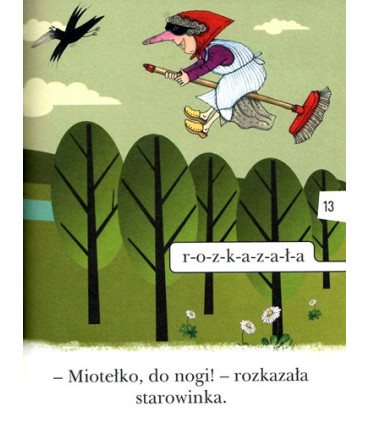 Baba Jaga na deskorolce - Czytam sobie - Poziom 1