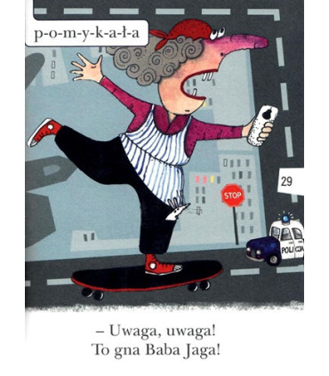 Baba Jaga na deskorolce - Czytam sobie - Poziom 1
