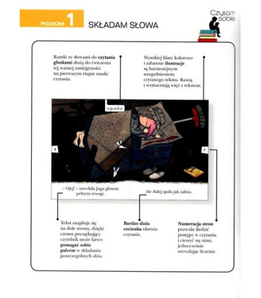 Baba Jaga na deskorolce - Czytam sobie - Poziom 1