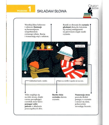 Basia i kask - Czytam sobie - Poziom 1