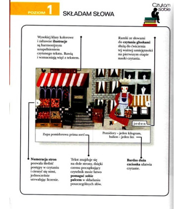 Pora na pomidora (w zupie) - Czytam sobie - Poziom 1