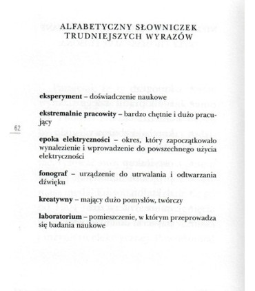 Edison. O wielkim wynalazcy - Czytam sobie - Poziom 3