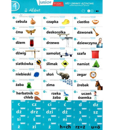 Polski krok po kroku. Junior. Gry i zabawy językowe