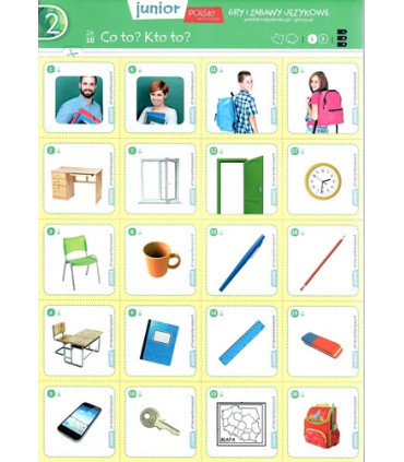 Polski krok po kroku. Junior. Gry i zabawy językowe