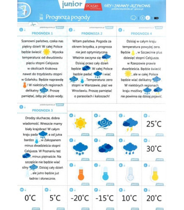 Polski krok po kroku. Junior. Gry i zabawy językowe
