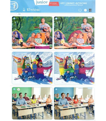 Polski krok po kroku. Junior. Gry i zabawy językowe