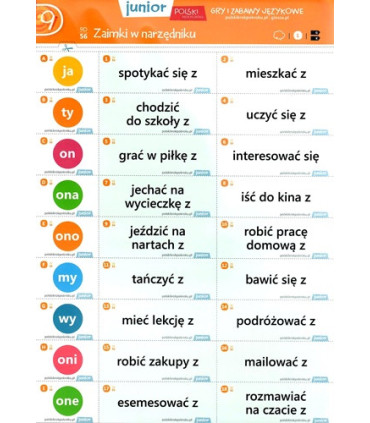 Polski krok po kroku. Junior. Gry i zabawy językowe