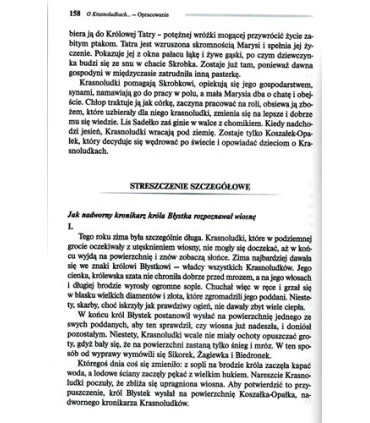 O krasnoludkach i sierotce Marysi - Lektura z opracowaniem