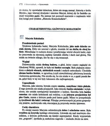 O krasnoludkach i sierotce Marysi - Lektura z opracowaniem