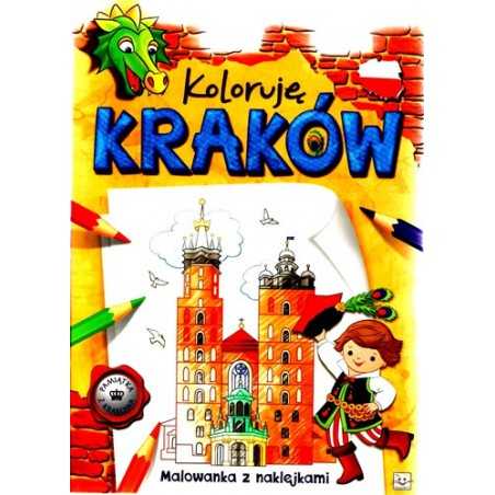 Koloruję Kraków - Malowanka z naklejkami