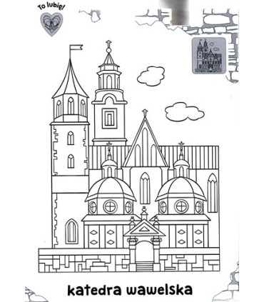 Koloruję Kraków - Malowanka z naklejkami