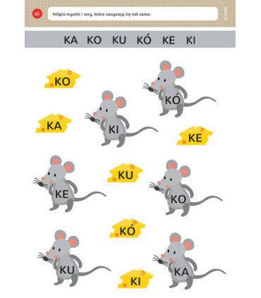 Moje sylabki w przedszkolu. Ćwiczenia wspomagające naukę czytania