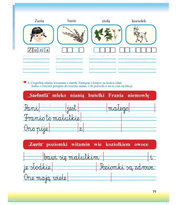 Ćwiczenia elementarzowe. Klasa 1